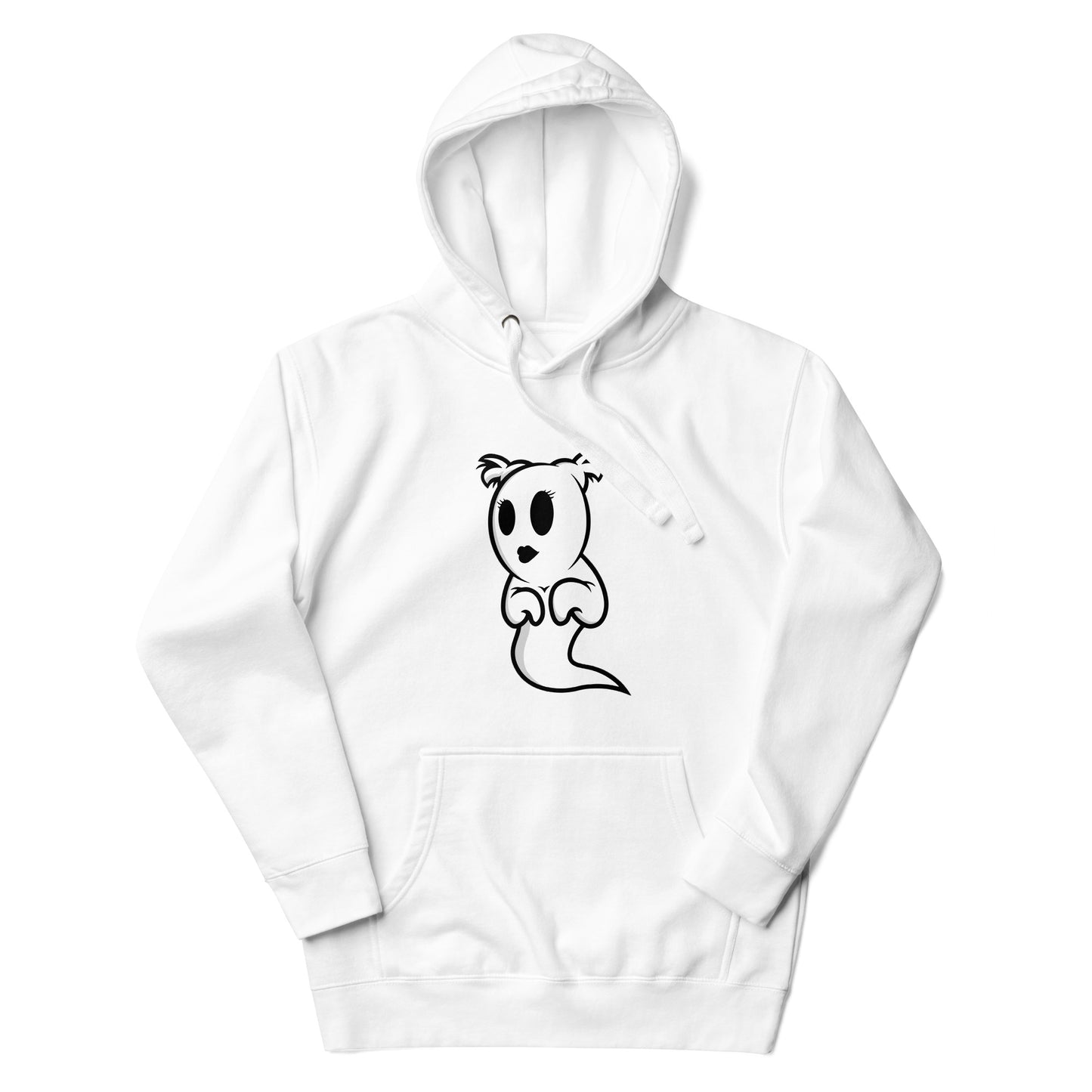 She So Ghostly All White Unisex Hoodie